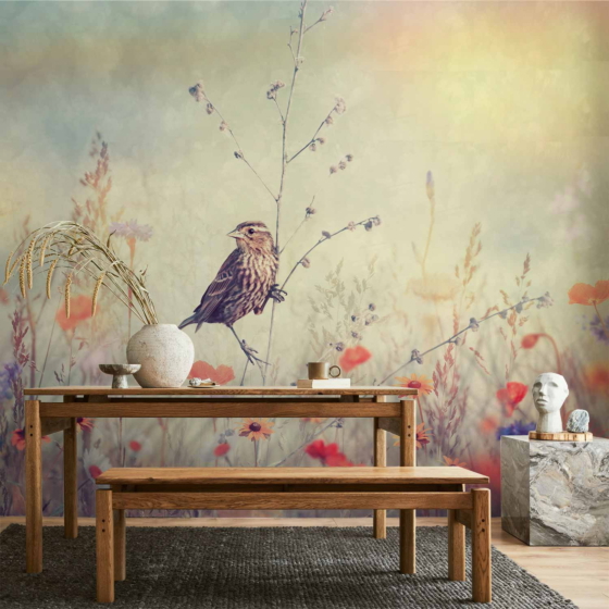 Φωτοταπετσαρια - Field Bird Αδιαβροχη 200x140cm