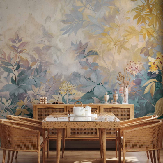 Φωτοταπετσαρια - Tapestry Pattern With A Meadow And Flowers Kilim With A Spring Motif Αδιαβροχη 250x175cm