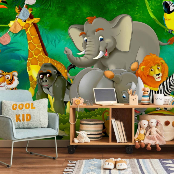 Φωτοταπετσαρια - Colourful Safari Αδιαβροχη 350x245cm