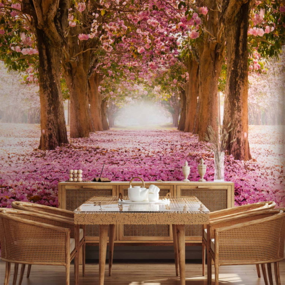 Φωτοταπετσαρια - Pink Grove Αδιαβροχη 350x245cm