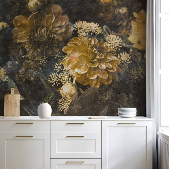 Φωτοταπετσαρια - Retro Flowers - Second Variant Αδιαβροχη 450x315cm