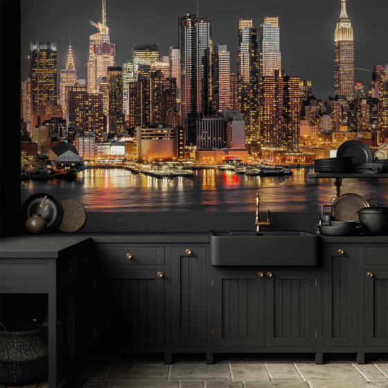 Φωτοταπετσαρια - Nyc: Twilight Αδιαβροχη 100x70cm