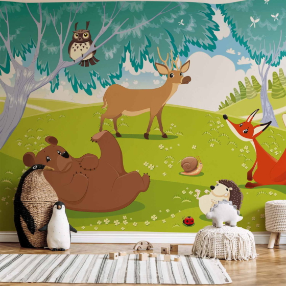 Φωτοταπετσαρια - Funny Animals Αδιαβροχη 100x70cm