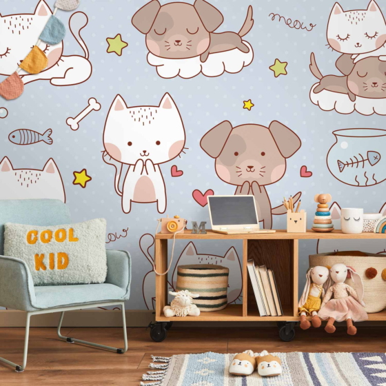 Φωτοταπετσαρια - Childhood Friends Αδιαβροχη 250x175cm