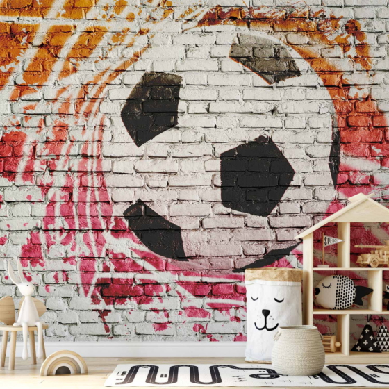 Φωτοταπετσαρια - Street Football Αδιαβροχη 250x175cm