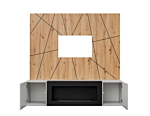 Linea Loft VIIΙ Συνθεση Ανοιχτο Γκρι + Τζακι