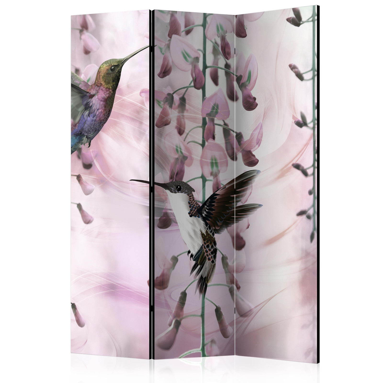 Διαχωριστικο Δωματιου - Flying Hummingbirds pink Ηχοαπορροφητικο 135x172cm
