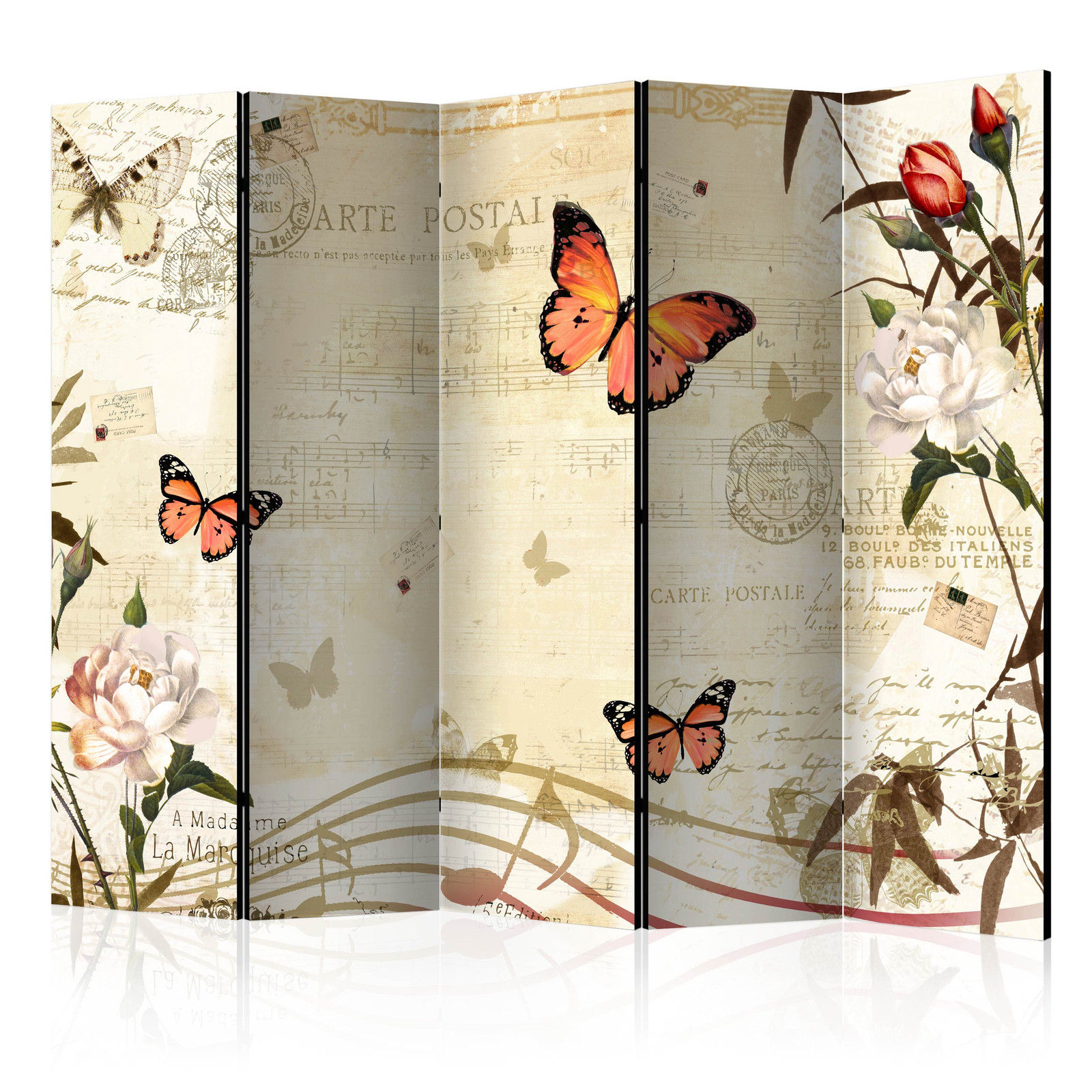Διαχωριστικο Δωματιου - Melodies Of Butterflies Ii Ηχοαπορροφητικο 225x172cm