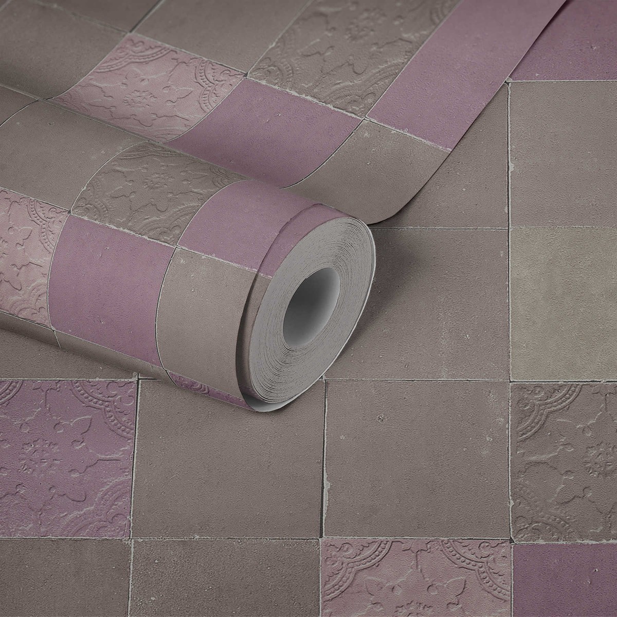 Ταπετσαρια Τοιχου Tiles Διαφορα Χρωματα