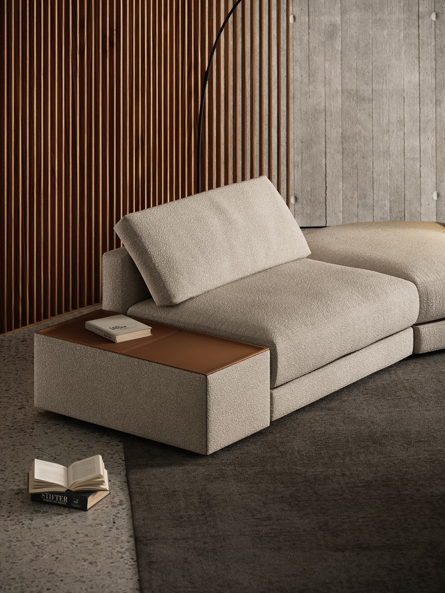 Ύφασμα Boucle Columbia Εκρού (Pearl)