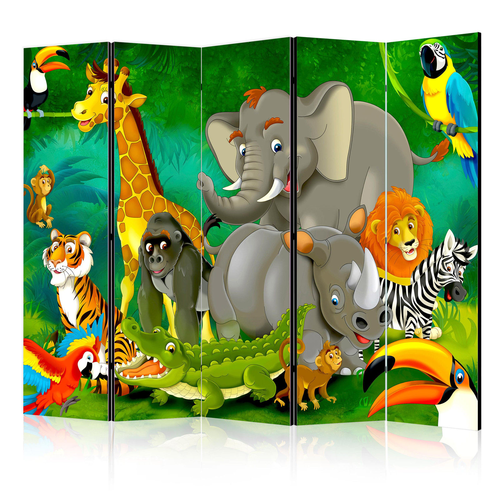 Διαχωριστικο Δωματιου - Colourful Safari Ii Μονης Οψης 225x172cm