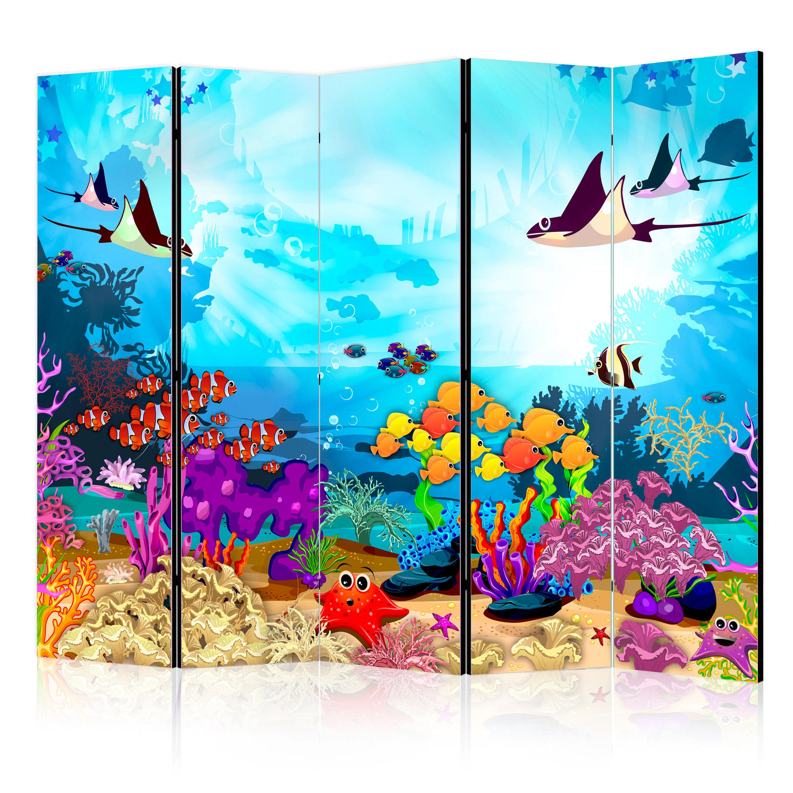Διαχωριστικο Δωματιου - Colourful Fish Ii Ηχοαπορροφητικο 225x172cm