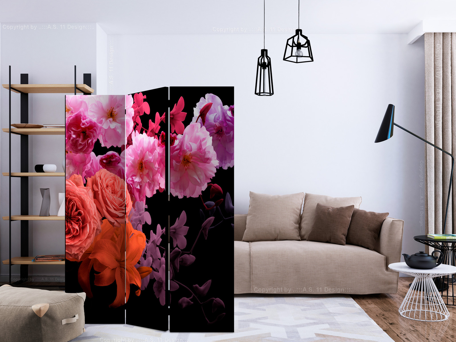 Διαχωριστικο Δωματιου - Spring Cocktail Μονης Οψης 135x172cm