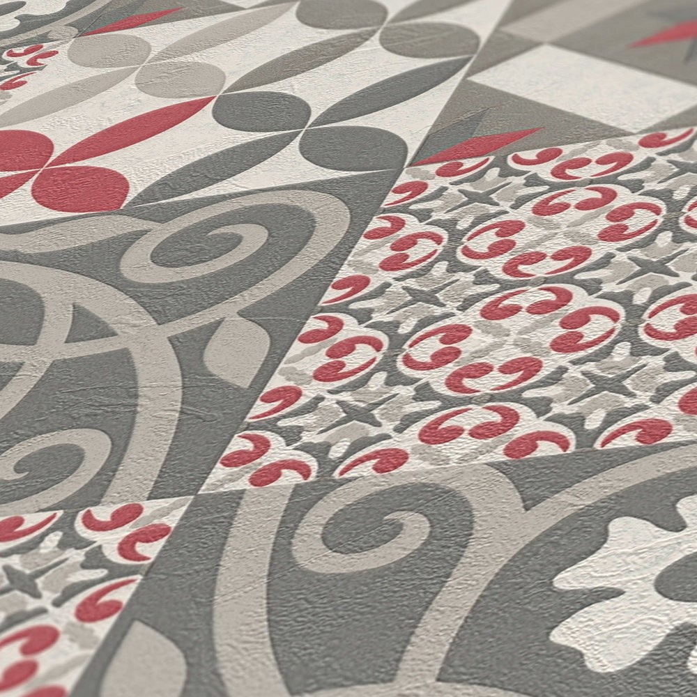 Ταπετσαρια Τοιχου Tiles Διαφορα Χρωματα