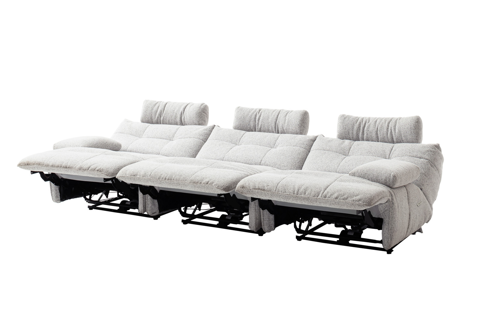Selvano Modular Δεξια Πολυθρονα Lounge Ηλεκτρικη Ανοιχτο Γκρι