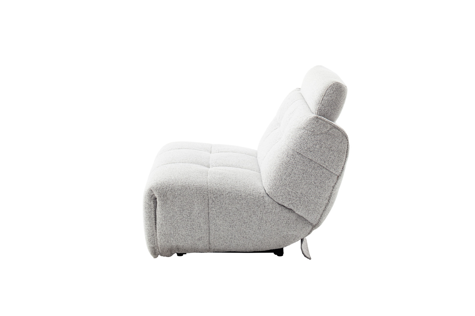 Selvano Modular Μεσαία Πολυθρονα Lounge Ηλεκτρικη Ανοιχτο Γκρι