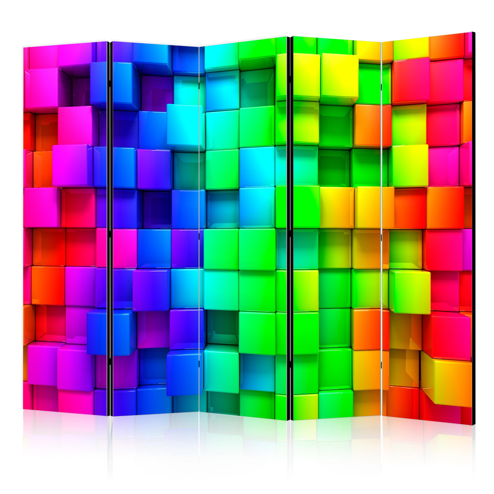 Διαχωριστικο Δωματιου - Colourful Cubes Ii Ηχοαπορροφητικο 225x172cm