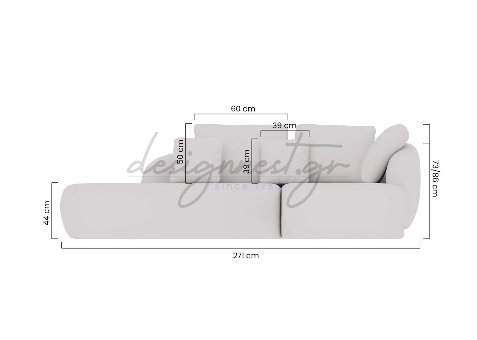 Finezal Set 4Θεσιoς Καναπες Γωνια Διαφορα Χρωματα & Υφασματα