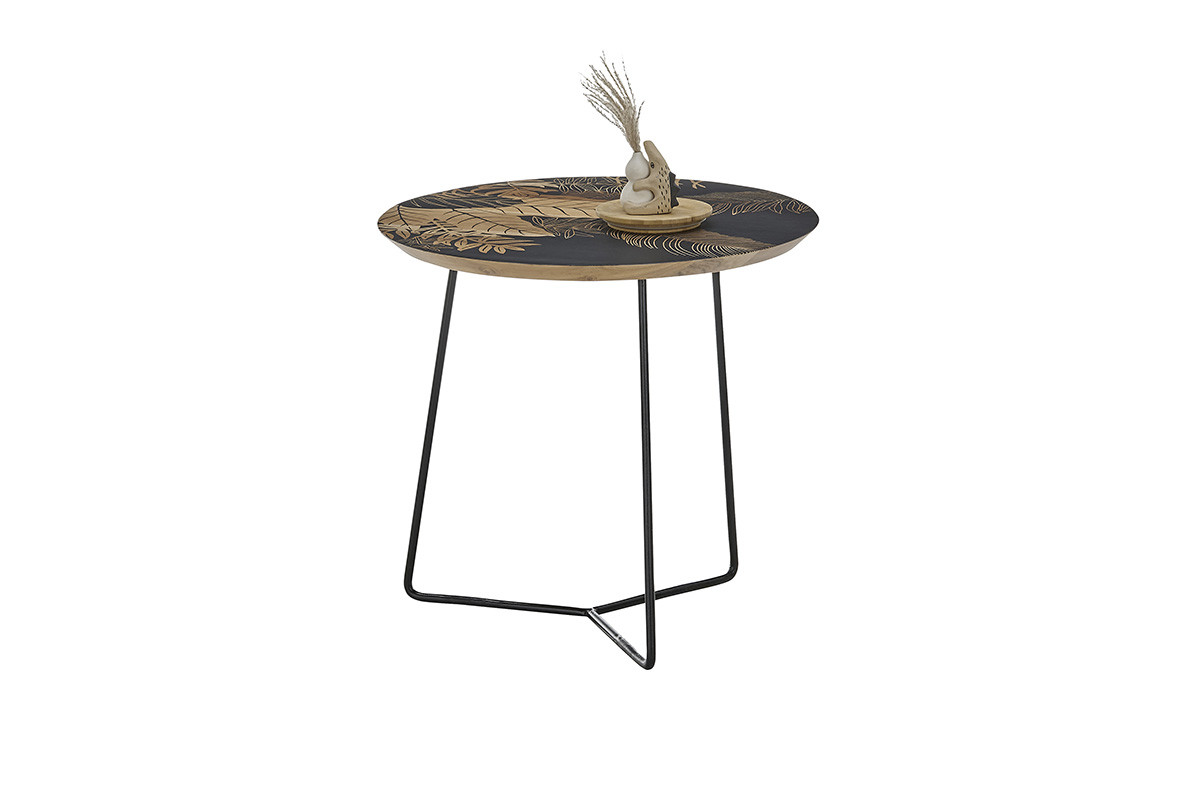 Floryn Τραπεζακι Σαλονιου Μαυρο Διαφορα Μεγεθη