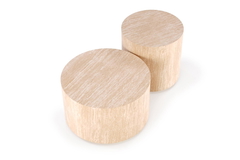 Tino Τραπεζακι Μπεζ Στρογγυλο Διαφορα Μεγεθη