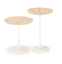 Travis Τραπεζακι Εξωτερικου Χωρου Μπεζ Διαφορα Μεγεθη