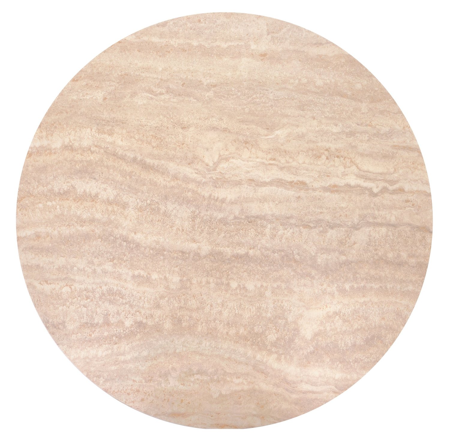 Calviro Τραπεζάκι Σαλονιού Travertine & Cashmere