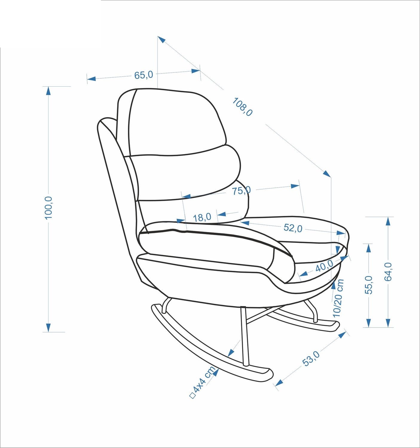 Aerion Πολυθρονα Relax Διαφορα Χρωματα