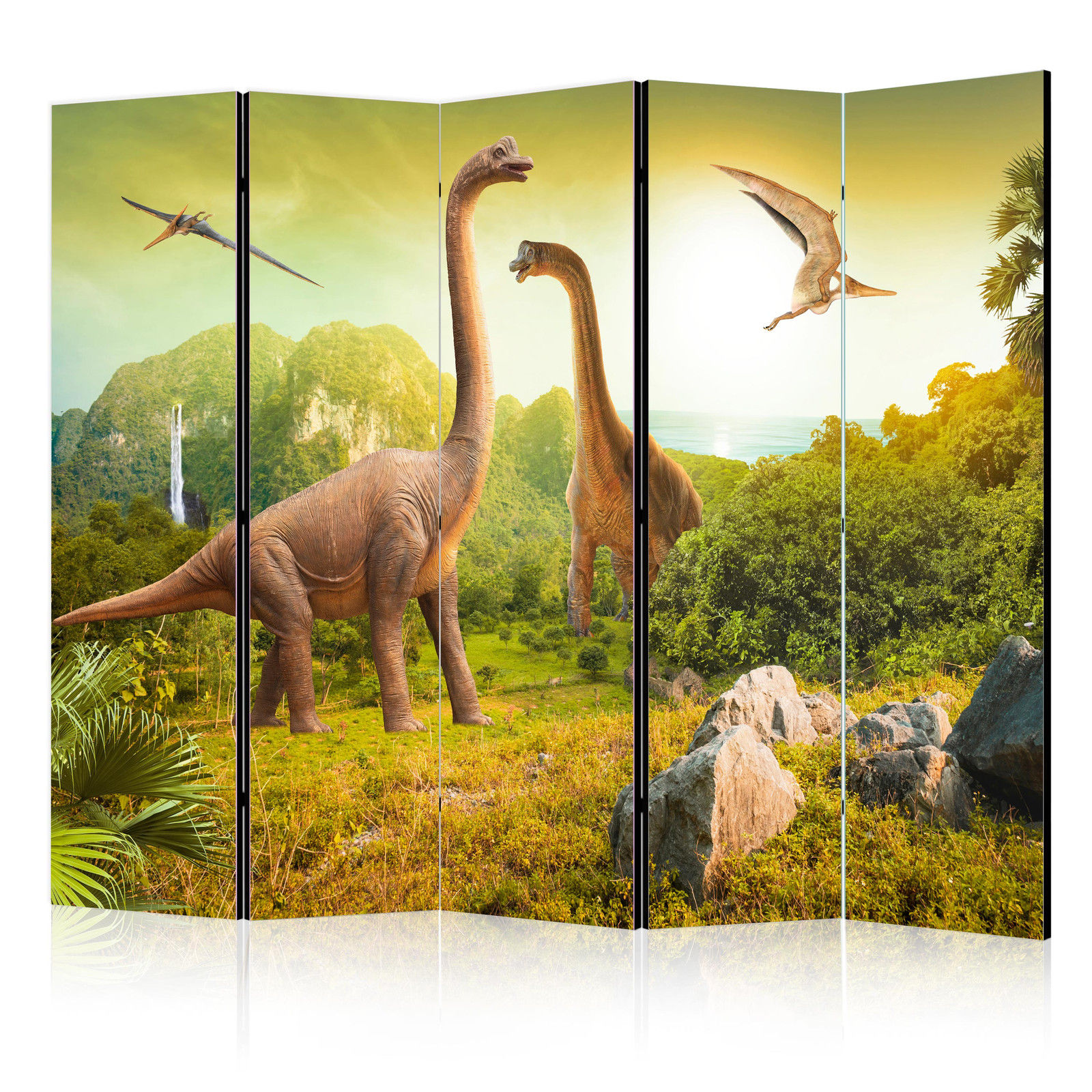 Διαχωριστικο Δωματιου - Dinosaurs Ii Ηχοαπορροφητικο 225x172cm