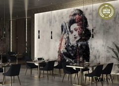 Geiko Aoi Limited Edition Ταπετσαρια Τοιχου Ανθρακι