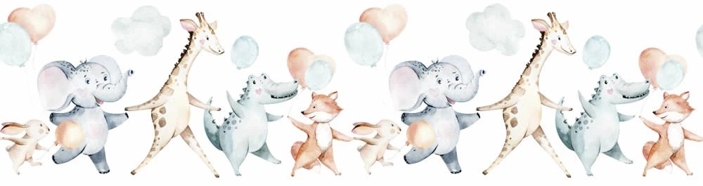 Μπορντουρα Τοιχου Kids Wall Διαφορα Χρωματα