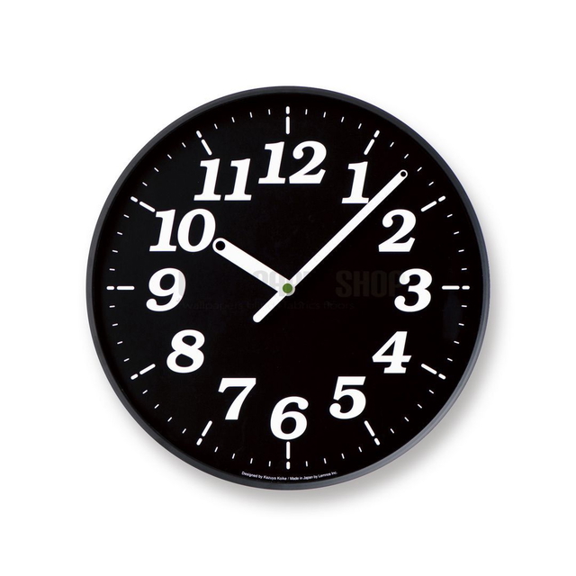 Dot Ρολοι Τοιχου Μαυρο