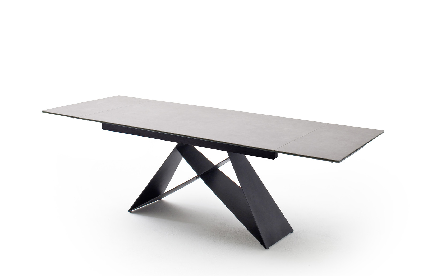 Kobe Ανοιγομενη Τραπεζαρια Γκρι Κεραμικη