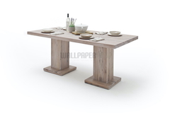 Chester Τραπεζι Λευκο Ξεβαμμενο Διαφορα Μεγεθη