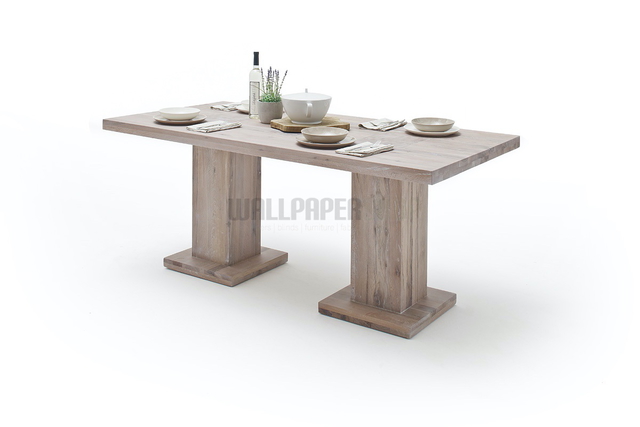 Chester Τραπεζι Λευκο Ξεβαμμενο Διαφορα Μεγεθη