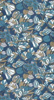 Ταπετσαρια Τοιχου 1930 Μπλε