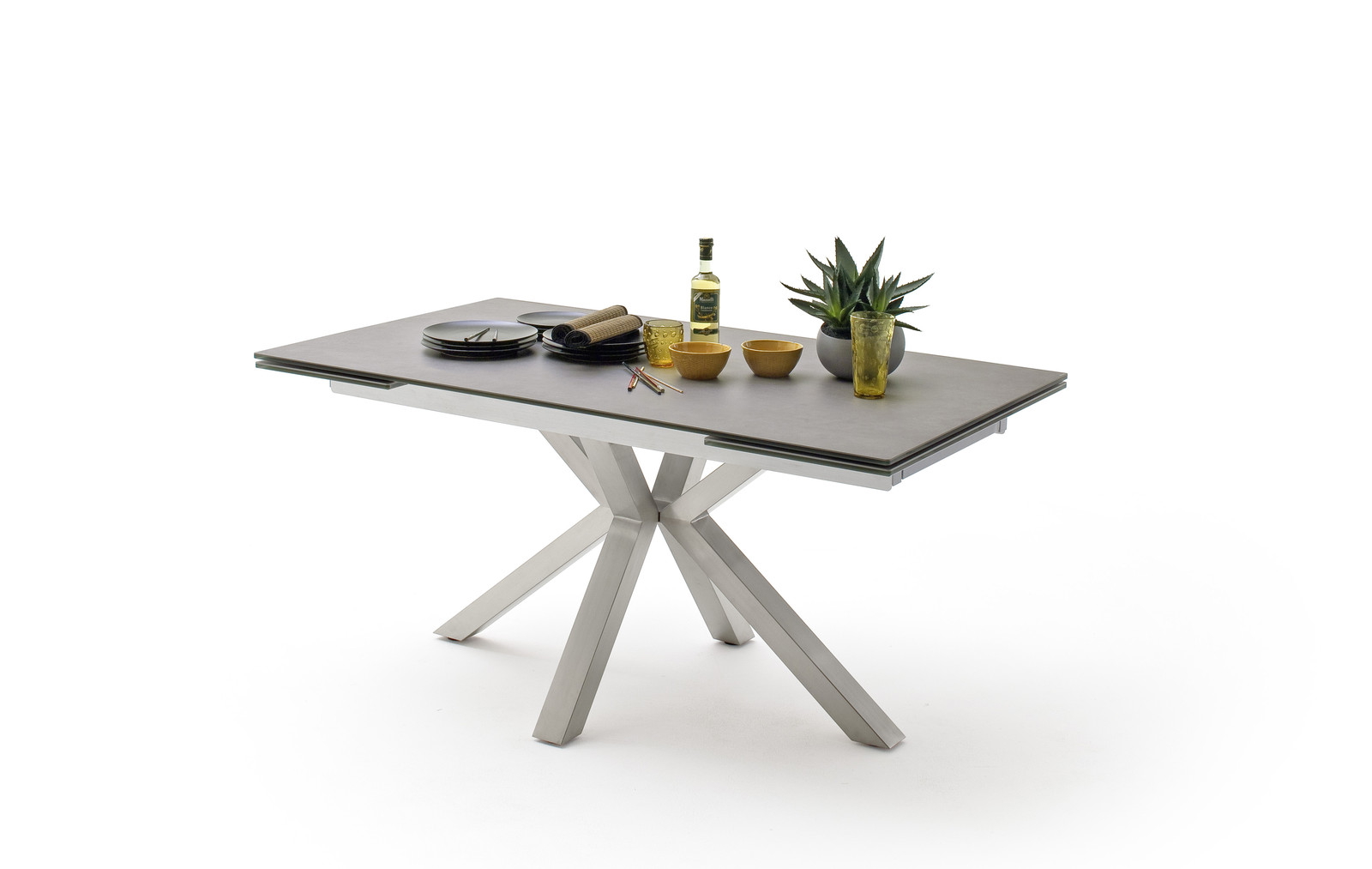 Kyoto Ανοιγομενη Τραπεζαρια Ανθρακι Κεραμικη