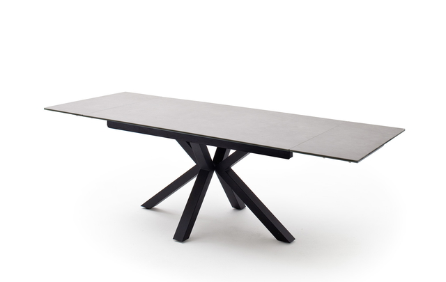 Kyoto Ανοιγομενη Τραπεζαρια Γκρι Κεραμικη