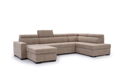 Modeno U II Γωνιακος Καναπες / Κρεβατι Διαφορα Χρωματα & Υφασματα