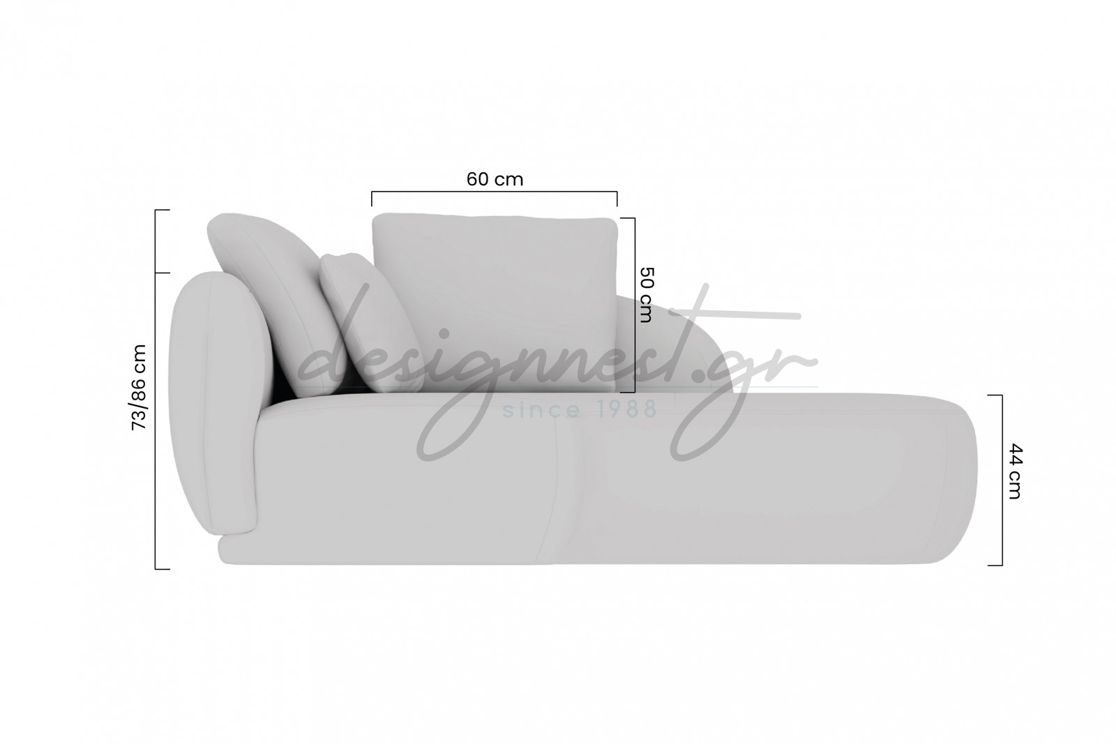 Finezal Set 5Θεσιoς Καναπες Γωνια Δεξια / Αριστερη Διαφορα Χρωματα & Υφασματα