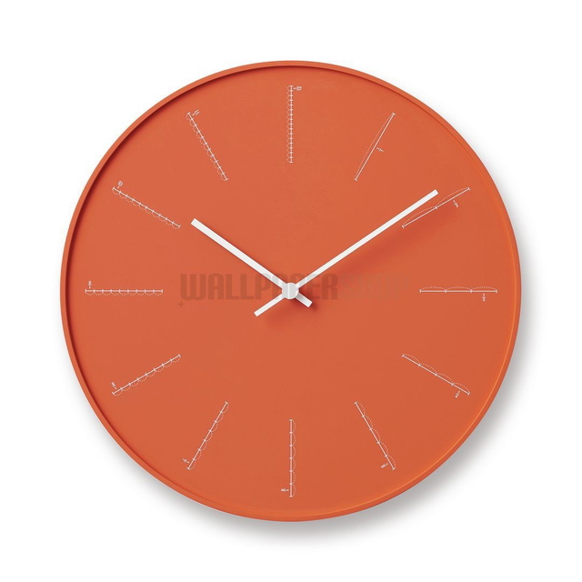 Divide Ρολοι Τοιχου Πορτοκαλι