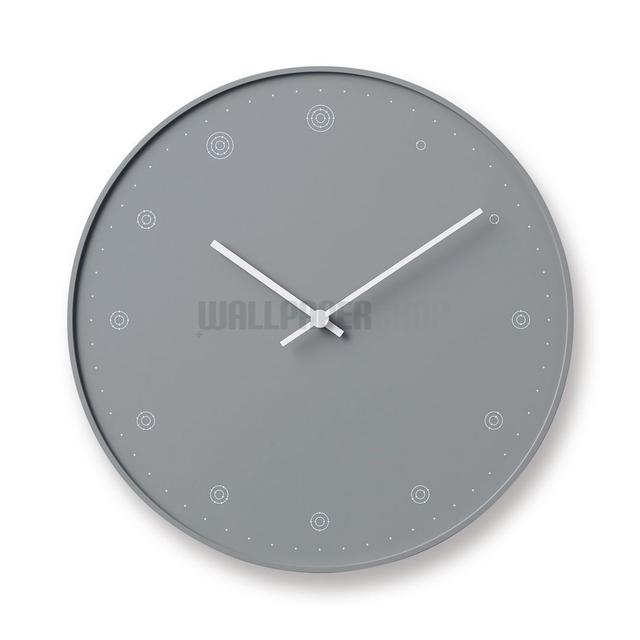Molecule Ρολοι Τοιχου Γκρι