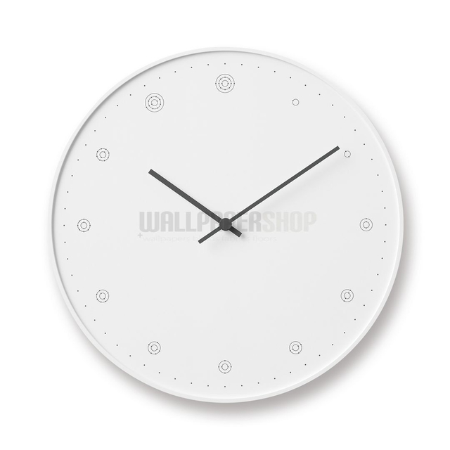 Molecule Ρολοι Τοιχου Λευκο