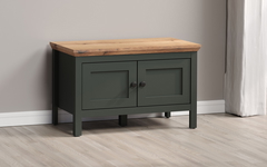 Norwin Παγκος Εισοδου Σκουρο Πρασινο