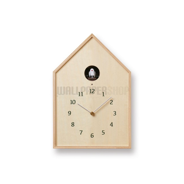 Birdhouse Ρολοι Τοιχου Μπεζ