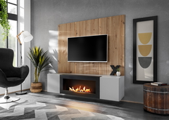 Linea Loft IV Συνθεση Ανοιχτο Γκρι + Τζακι