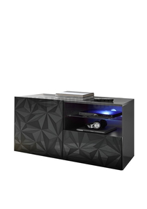 Prismatic Επιπλο Τηλεορασης Ανθρακι Λακα