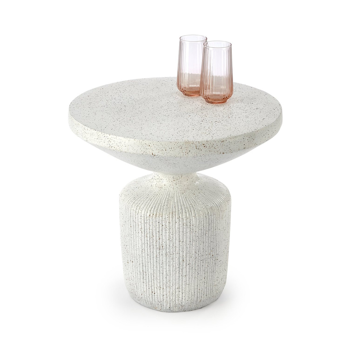 Izy Τραπεζακι Εξωτερικου Χωρου Λευκο