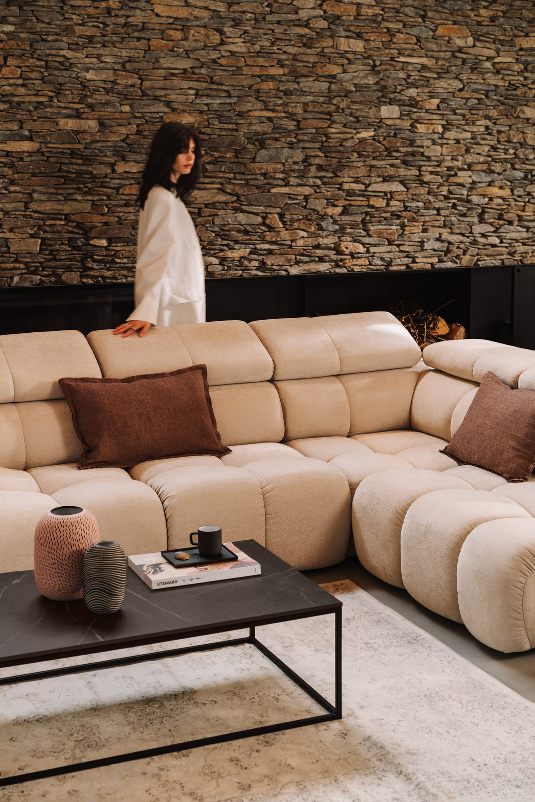 Bloom Ηλεκτρικος Πολυμορφικος Καναπες Relax Διαφορα Χρωματα & Υφασματα