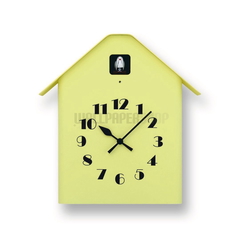 Dachs Cuckoo Ρολοι Τοιχου Κιτρινο