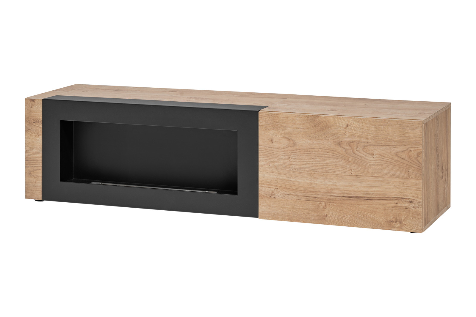 Ravenna Επιπλο Τηλεορασης Καφε + Τζακι